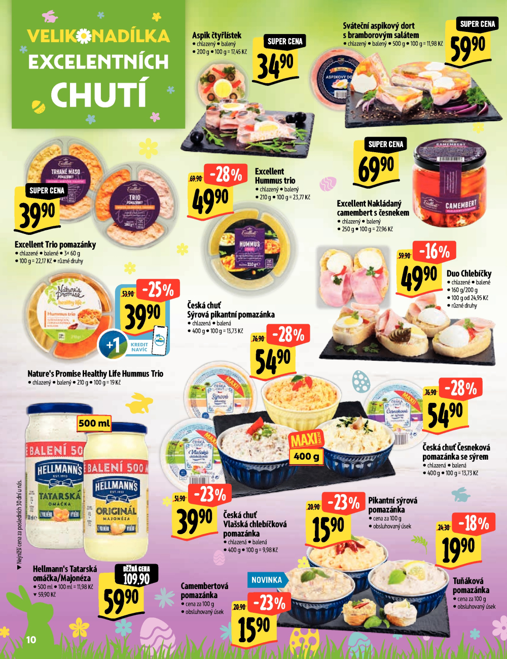 Leták Albert Hypermarket - Velikonadílka excelentních chutí - strana 10