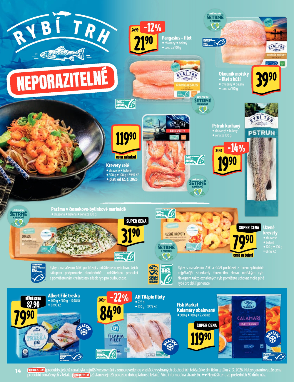 Leták Albert Hypermarket - Velikonadílka excelentních chutí - strana 14