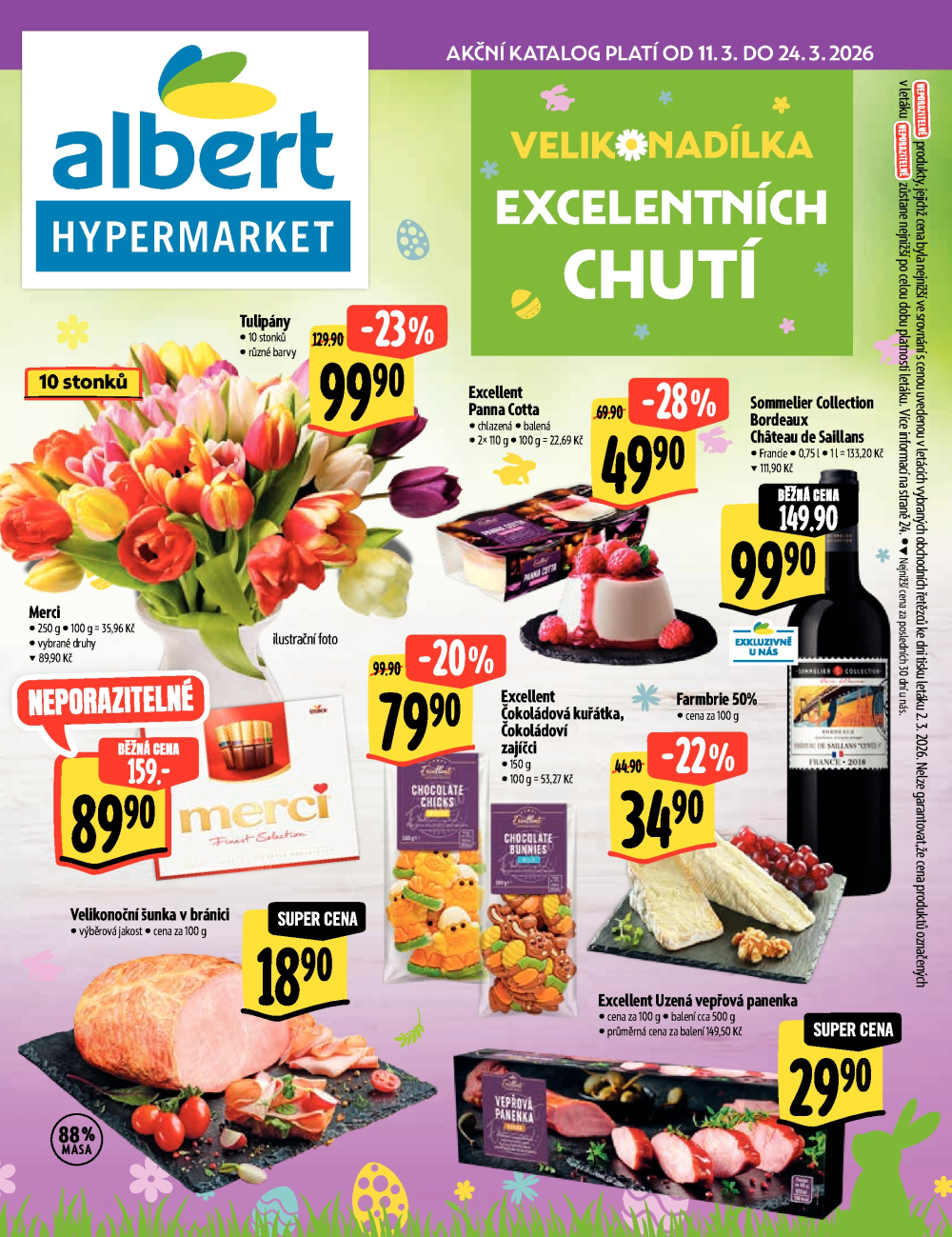 Leták Albert Hypermarket - Velikonadílka excelentních chutí - strana 1
