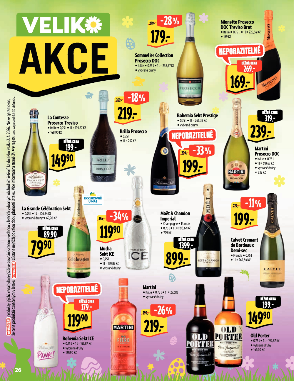Leták Albert Hypermarket - Velikonadílka excelentních chutí - strana 26