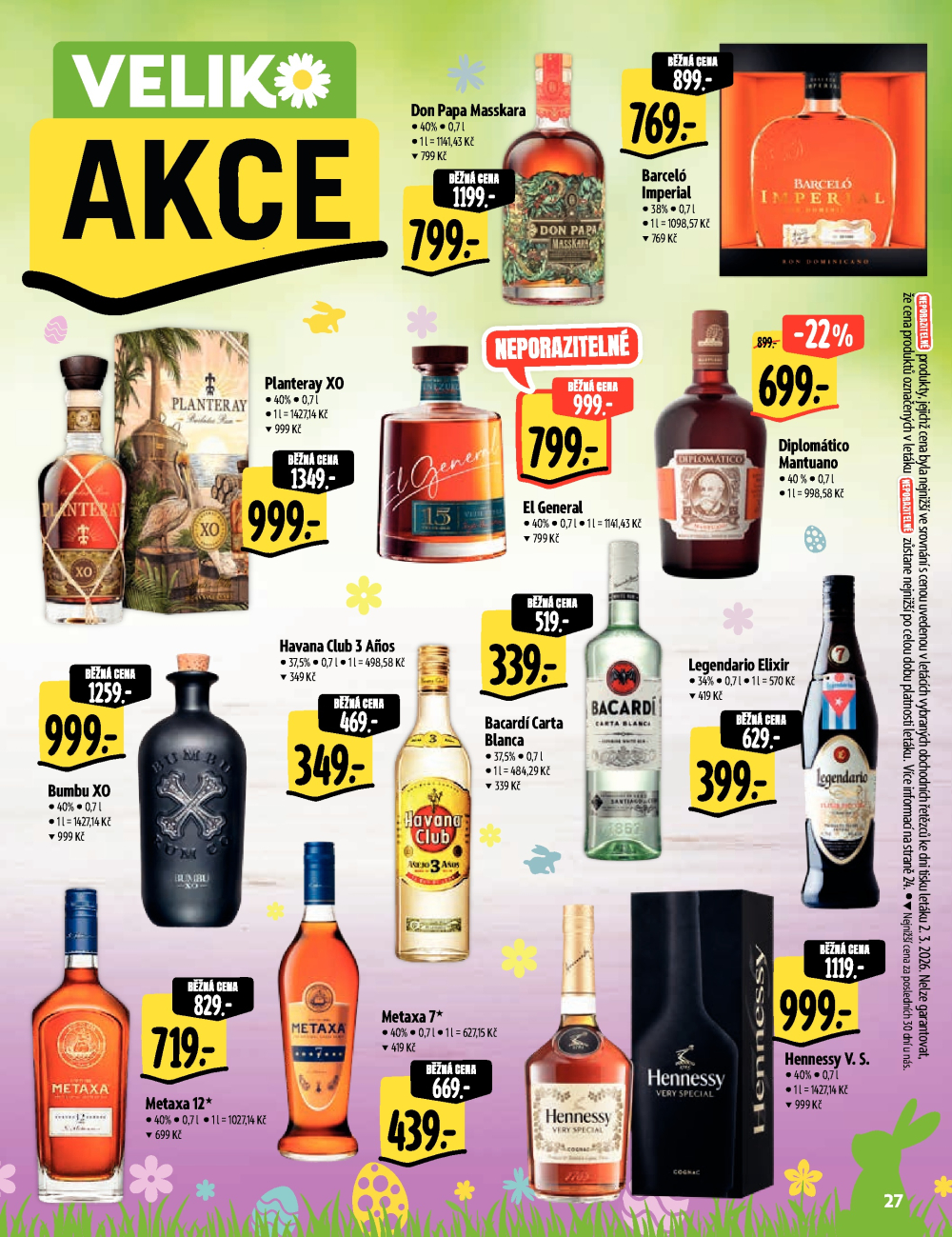 Leták Albert Hypermarket - Velikonadílka excelentních chutí - strana 27