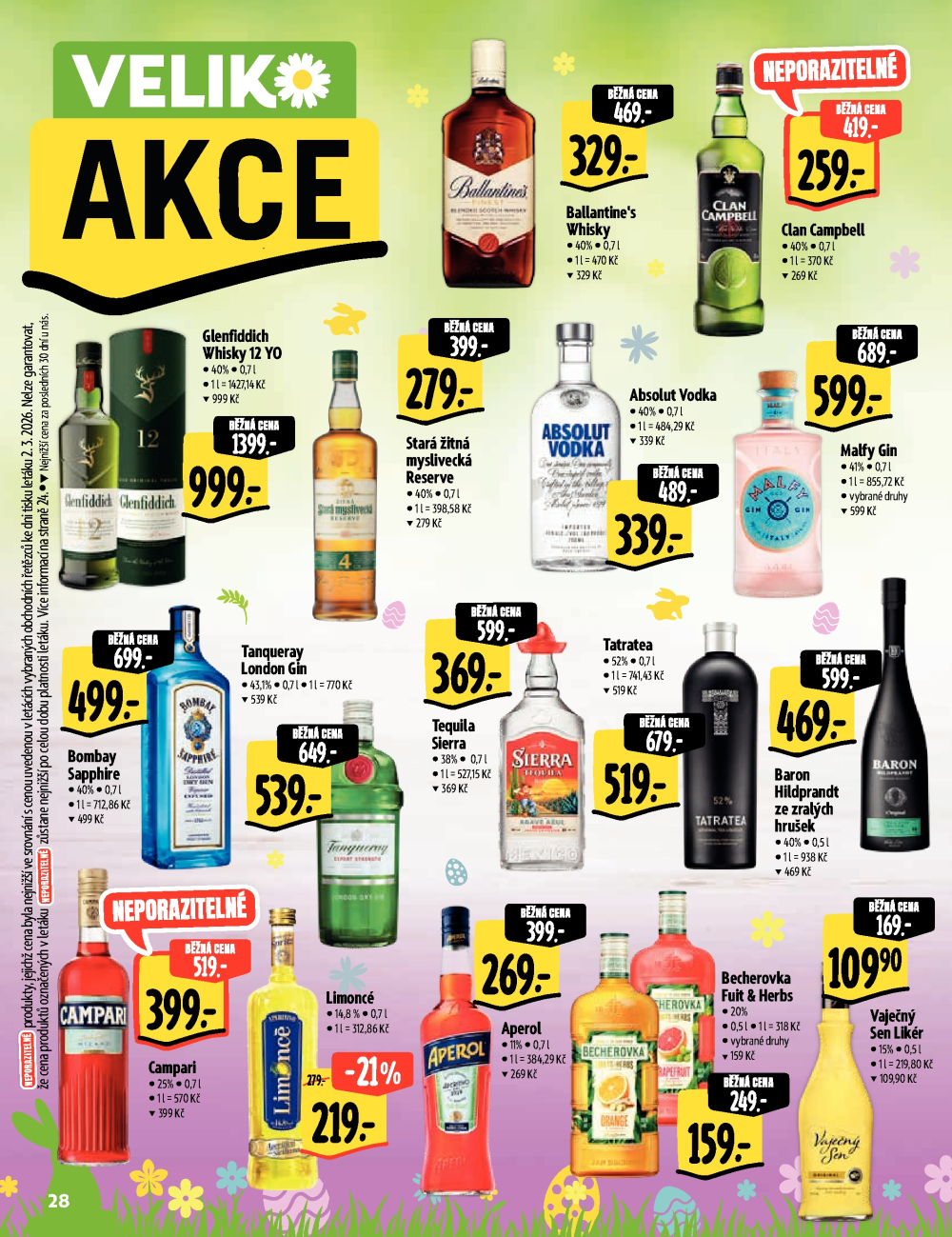 Leták Albert Hypermarket - Velikonadílka excelentních chutí - strana 28