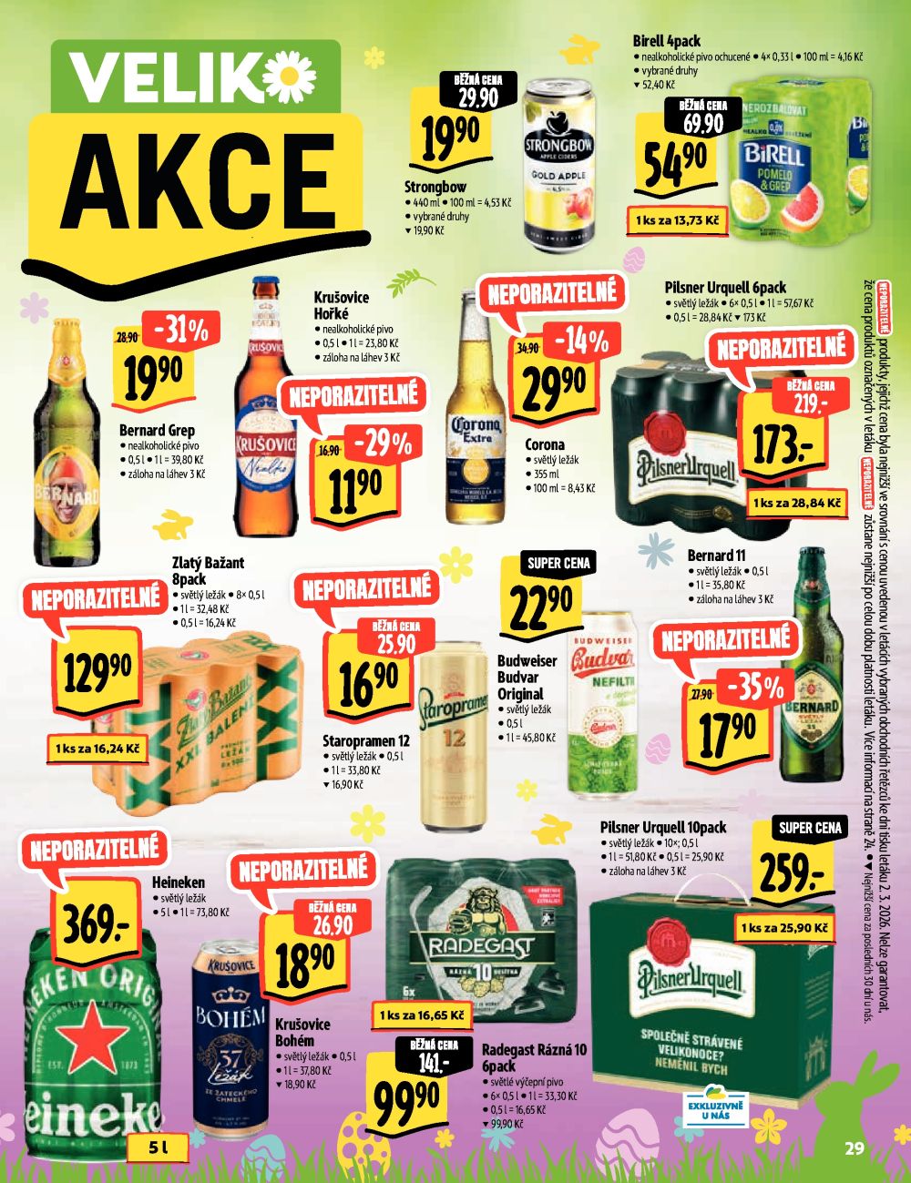 Leták Albert Hypermarket - Velikonadílka excelentních chutí - strana 29