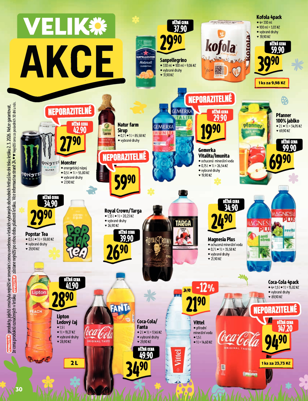 Leták Albert Hypermarket - Velikonadílka excelentních chutí - strana 30