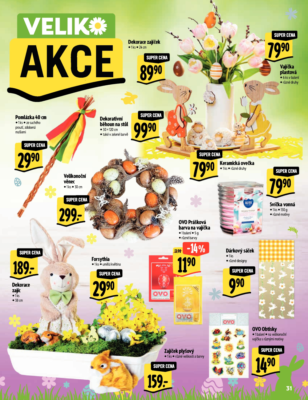 Leták Albert Hypermarket - Velikonadílka excelentních chutí - strana 31