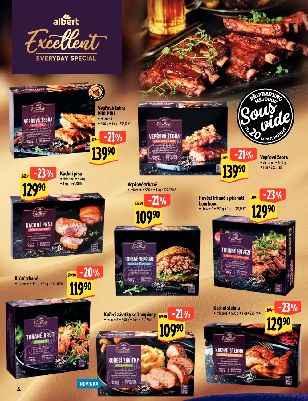 Leták Albert Hypermarket - Velikonadílka excelentních chutí - strana 4