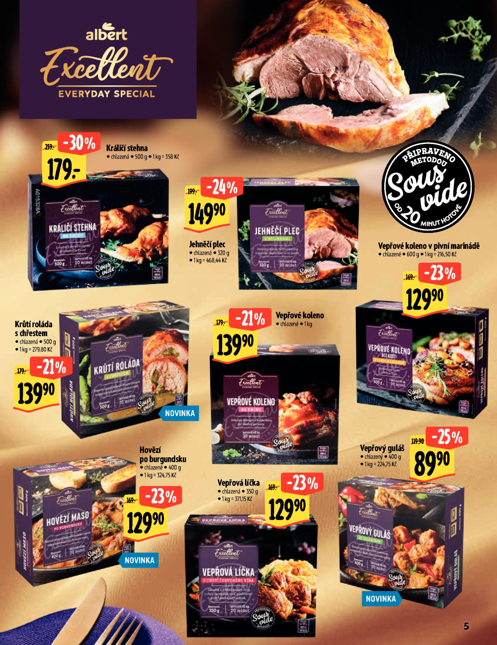 Leták Albert Hypermarket - Velikonadílka excelentních chutí - strana 5