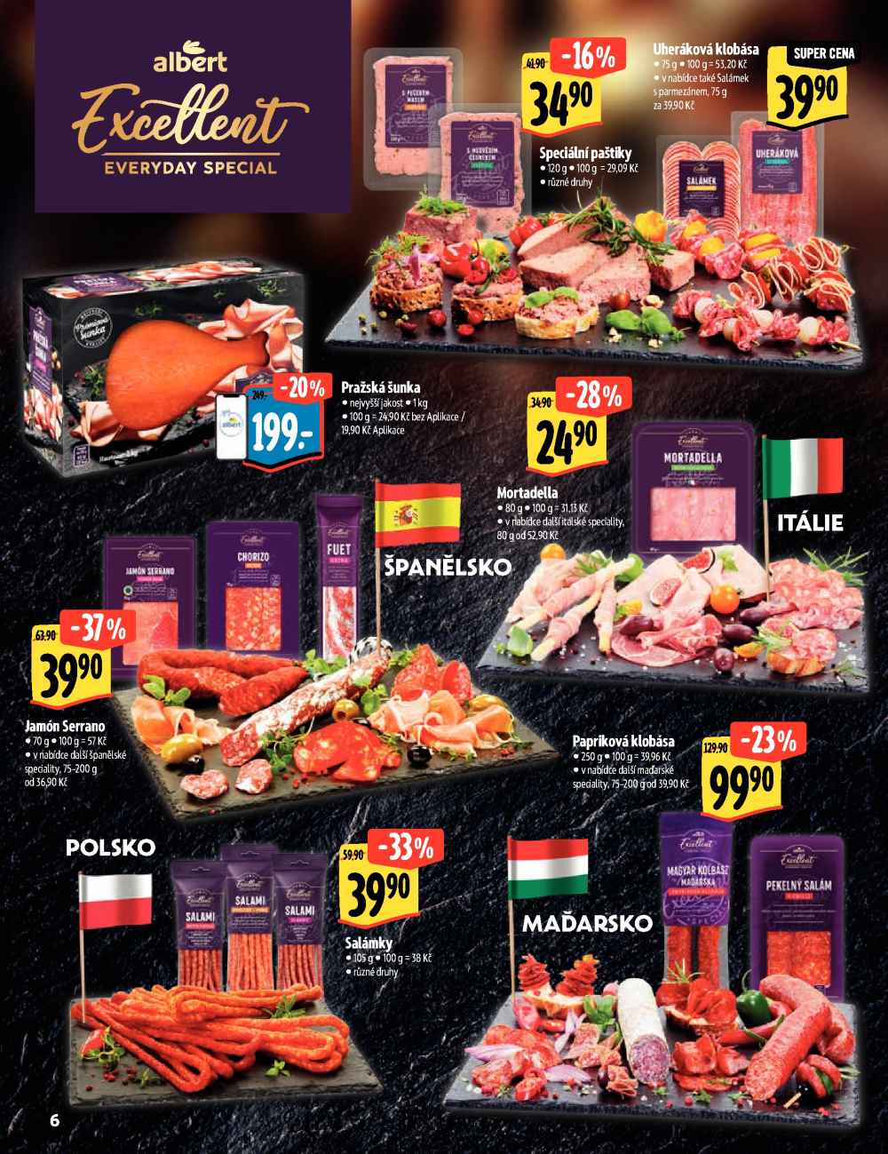 Leták Albert Hypermarket - Velikonadílka excelentních chutí - strana 6
