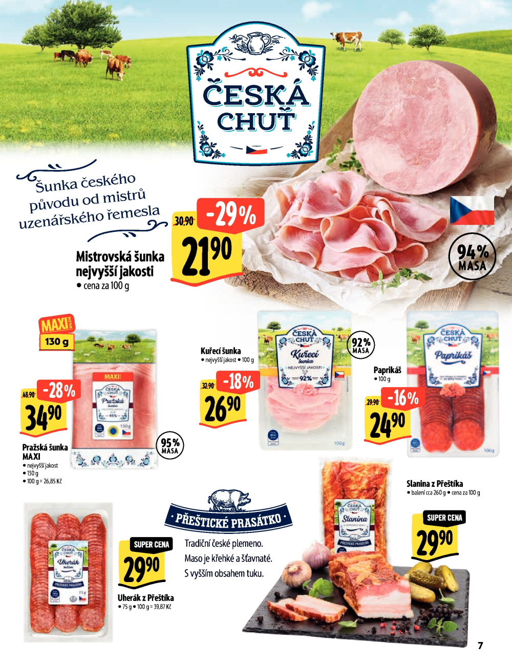 Leták Albert Hypermarket - Velikonadílka excelentních chutí - strana 7