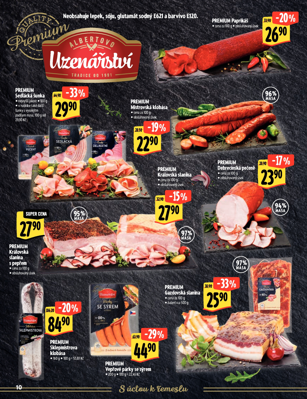 Leták Albert Supermarket - Velikonadílka excelentních chutí - strana 10