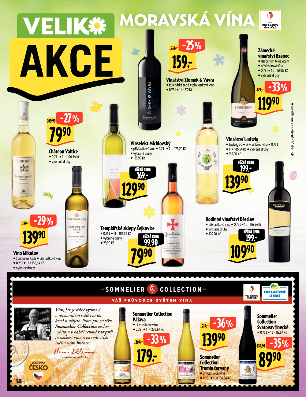 Leták Albert Supermarket - Velikonadílka excelentních chutí - strana 18