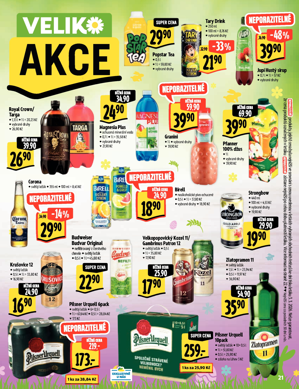 Leták Albert Supermarket - Velikonadílka excelentních chutí - strana 21