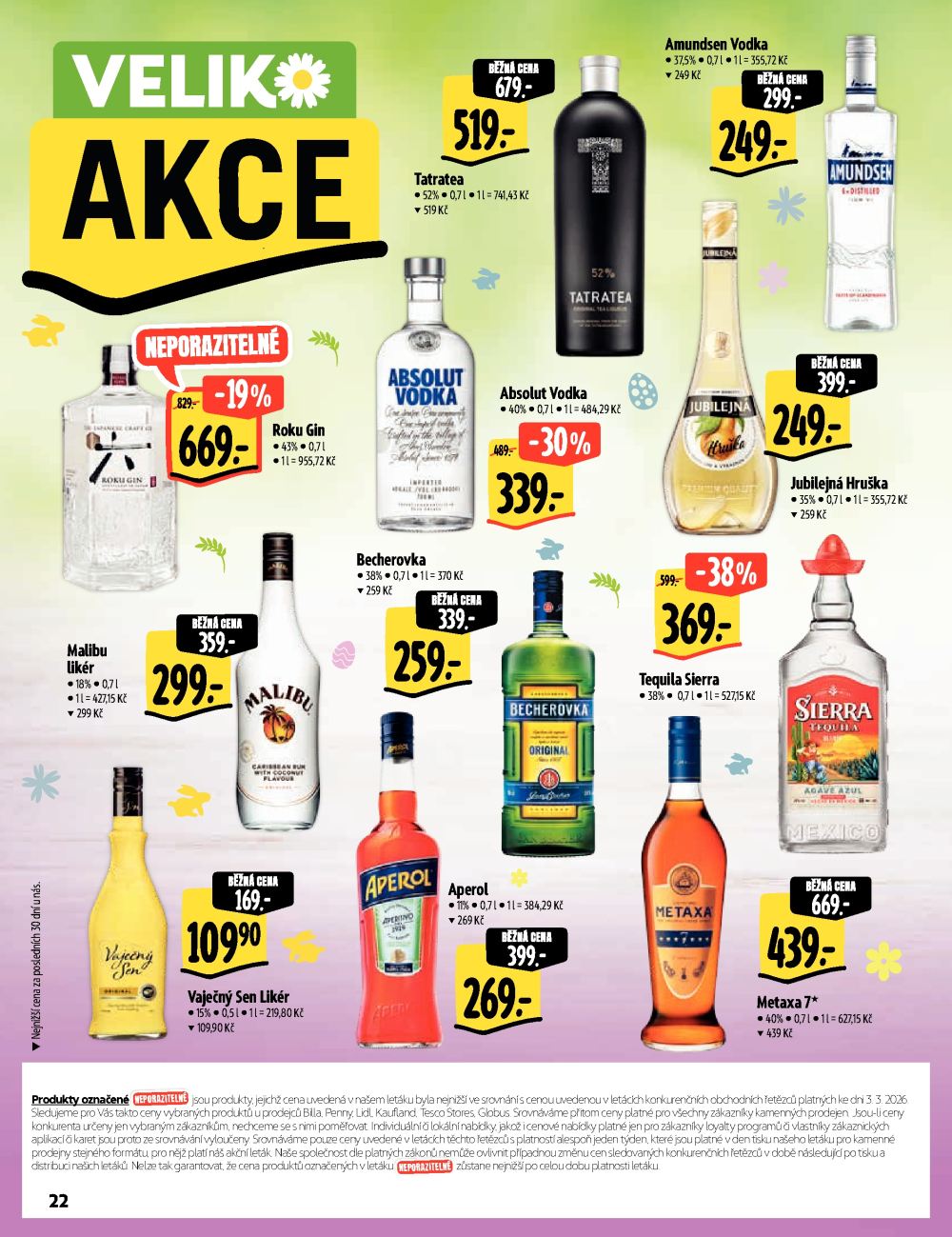 Leták Albert Supermarket - Velikonadílka excelentních chutí - strana 22