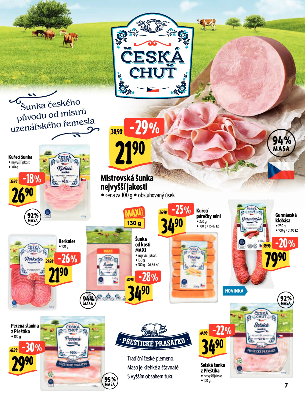 Leták Albert Supermarket - Velikonadílka excelentních chutí - strana 7
