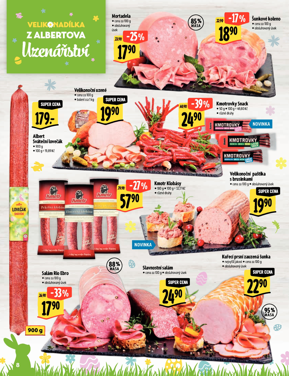 Leták Albert Supermarket - Velikonadílka excelentních chutí - strana 8