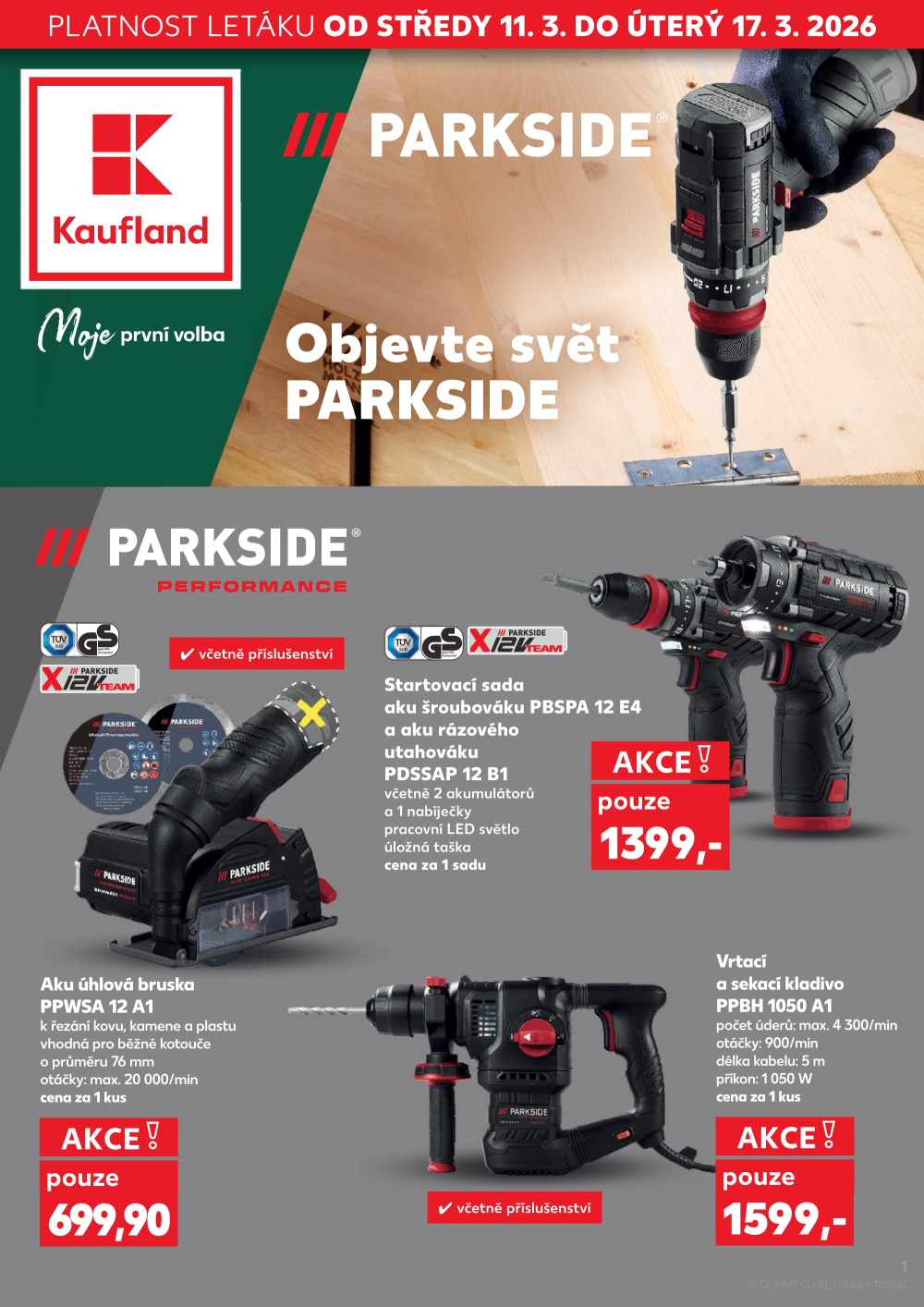 Leták Kaufland leták - Spotřební zboží - strana 1