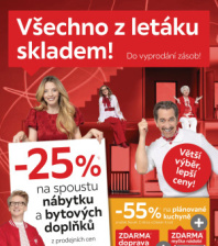 Akční leták XXXLutz  - Všechno z u skladem!