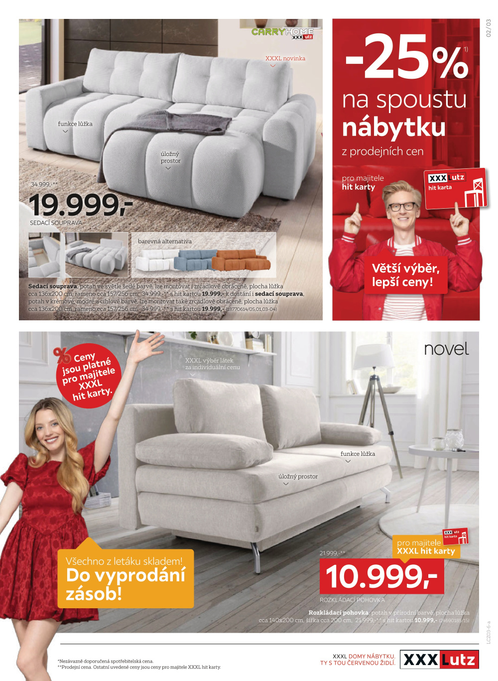 Leták XXXLutz leták - Všechno z letáku skladem! - strana 3