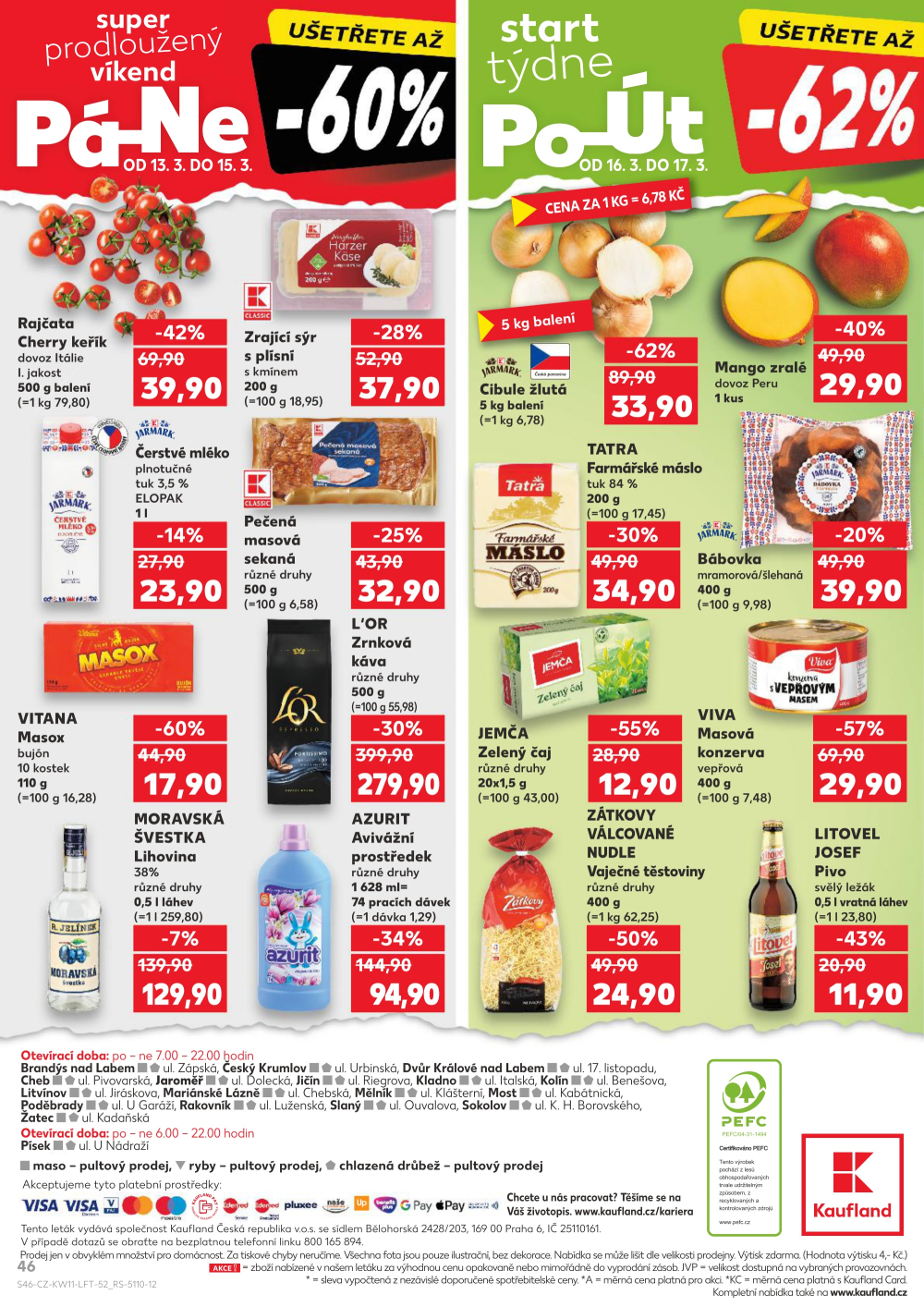 Leták Kaufland leták Cheb - strana 46