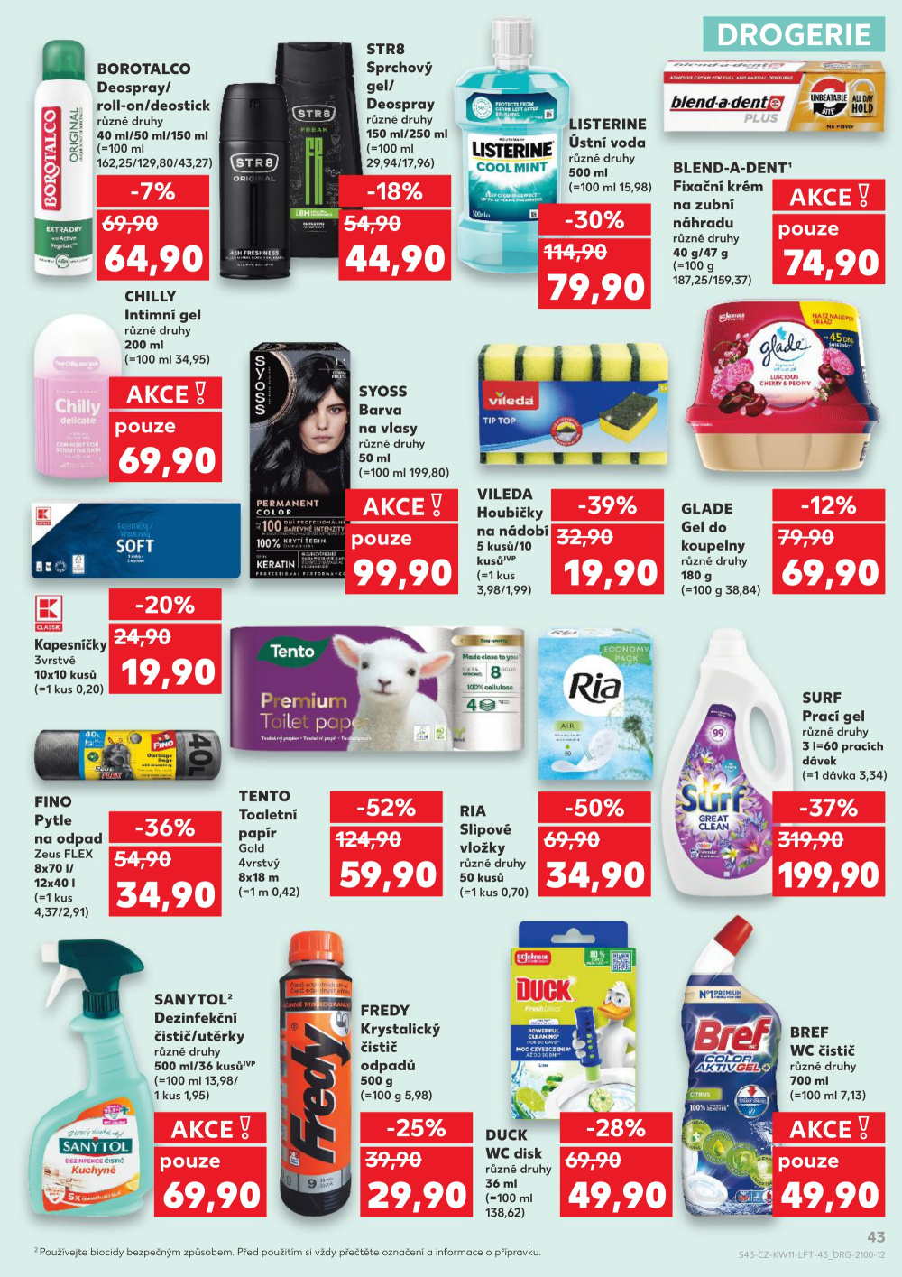 Leták Kaufland leták Pardubice - Rosice - strana 43