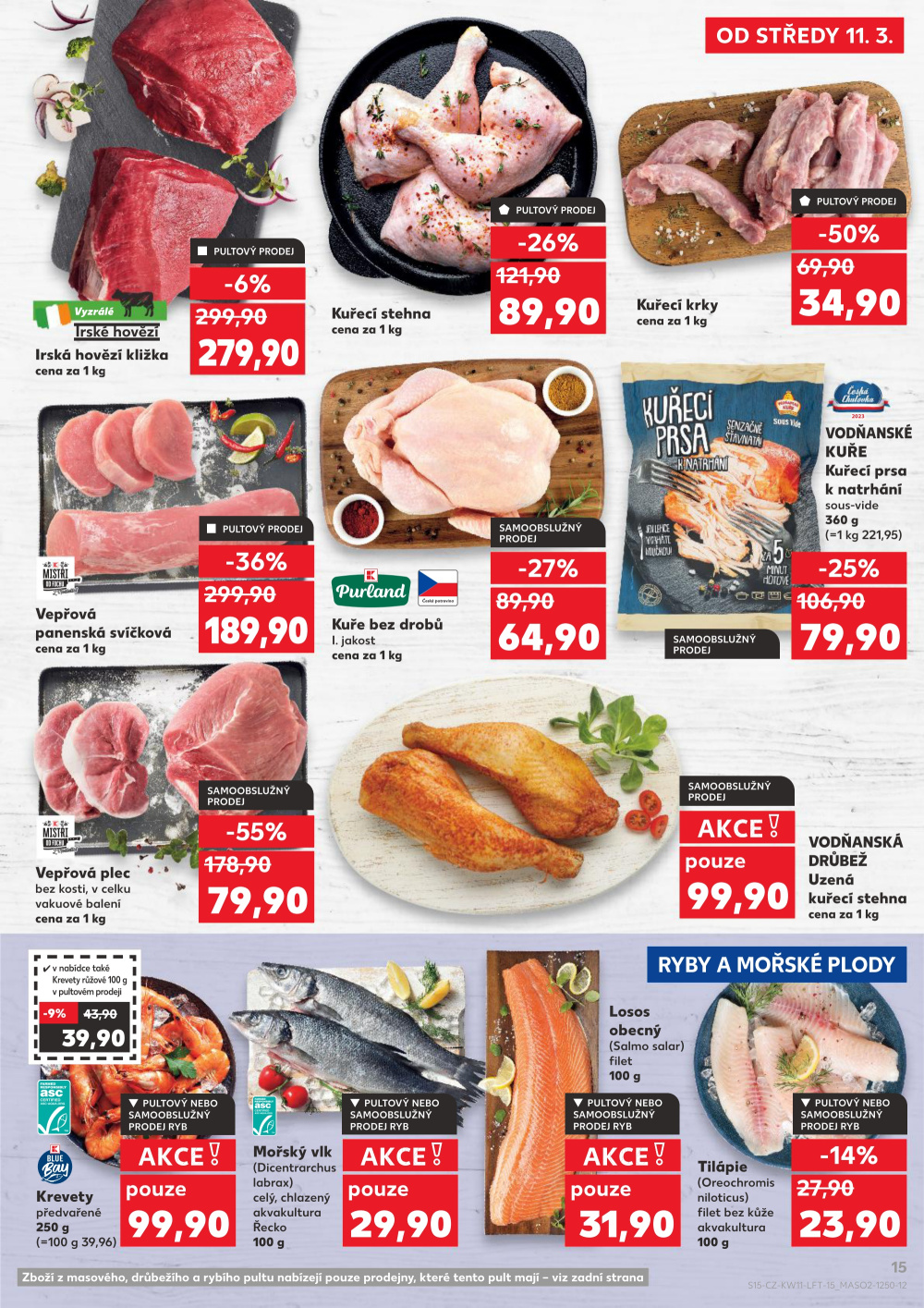 Leták Kaufland leták Teplice, Bohosudovská - strana 15