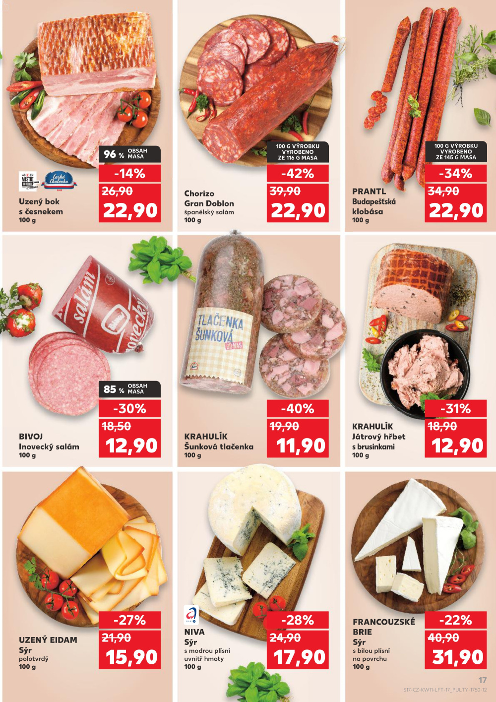 Leták Kaufland leták Teplice, Bohosudovská - strana 17