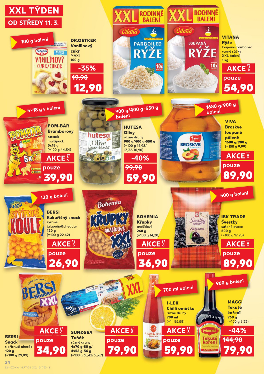 Leták Kaufland leták Teplice, Bohosudovská - strana 24