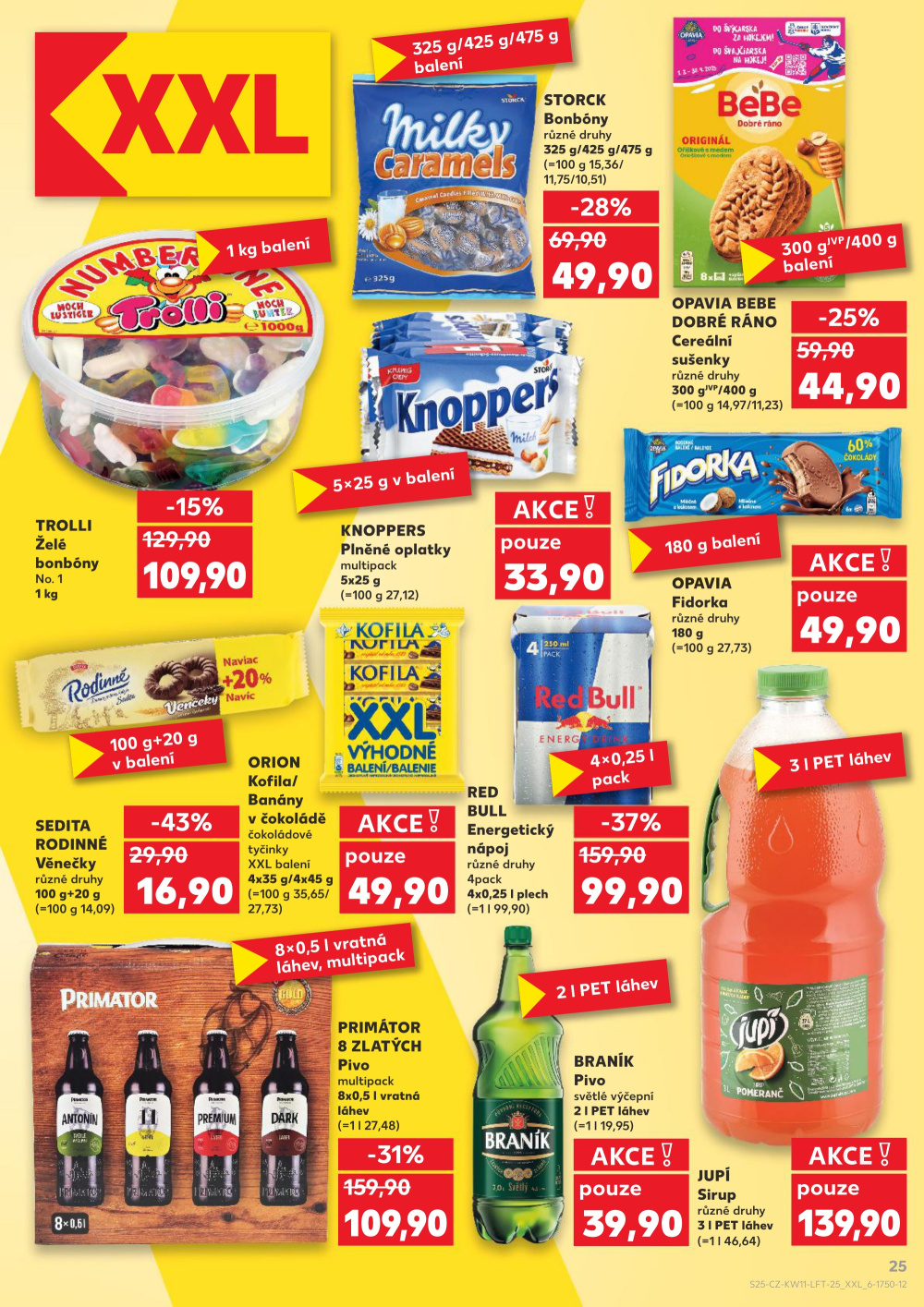 Leták Kaufland leták Teplice, Bohosudovská - strana 25