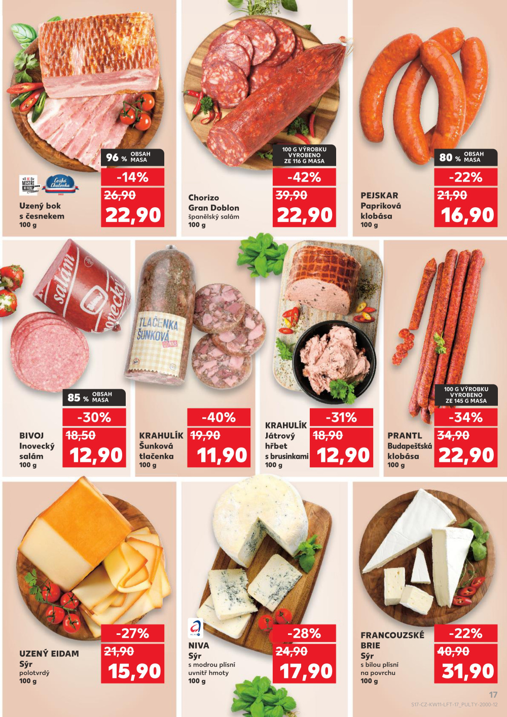 Leták Kaufland leták Hodonín, Konečná - strana 17
