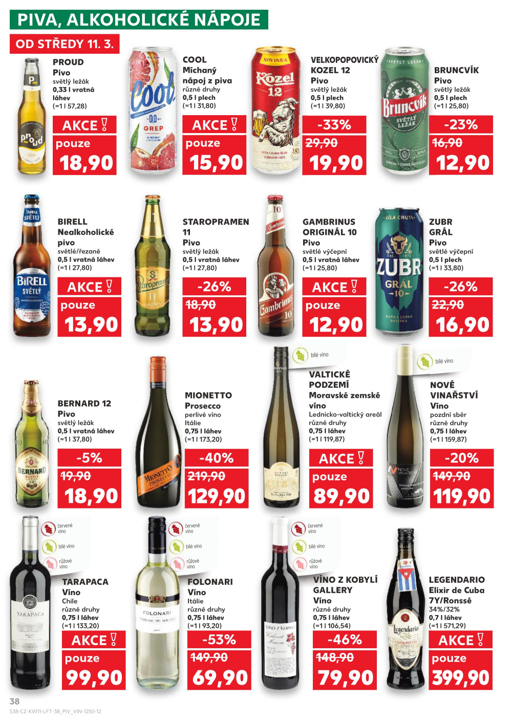 Leták Kaufland leták Hodonín, Konečná - strana 38