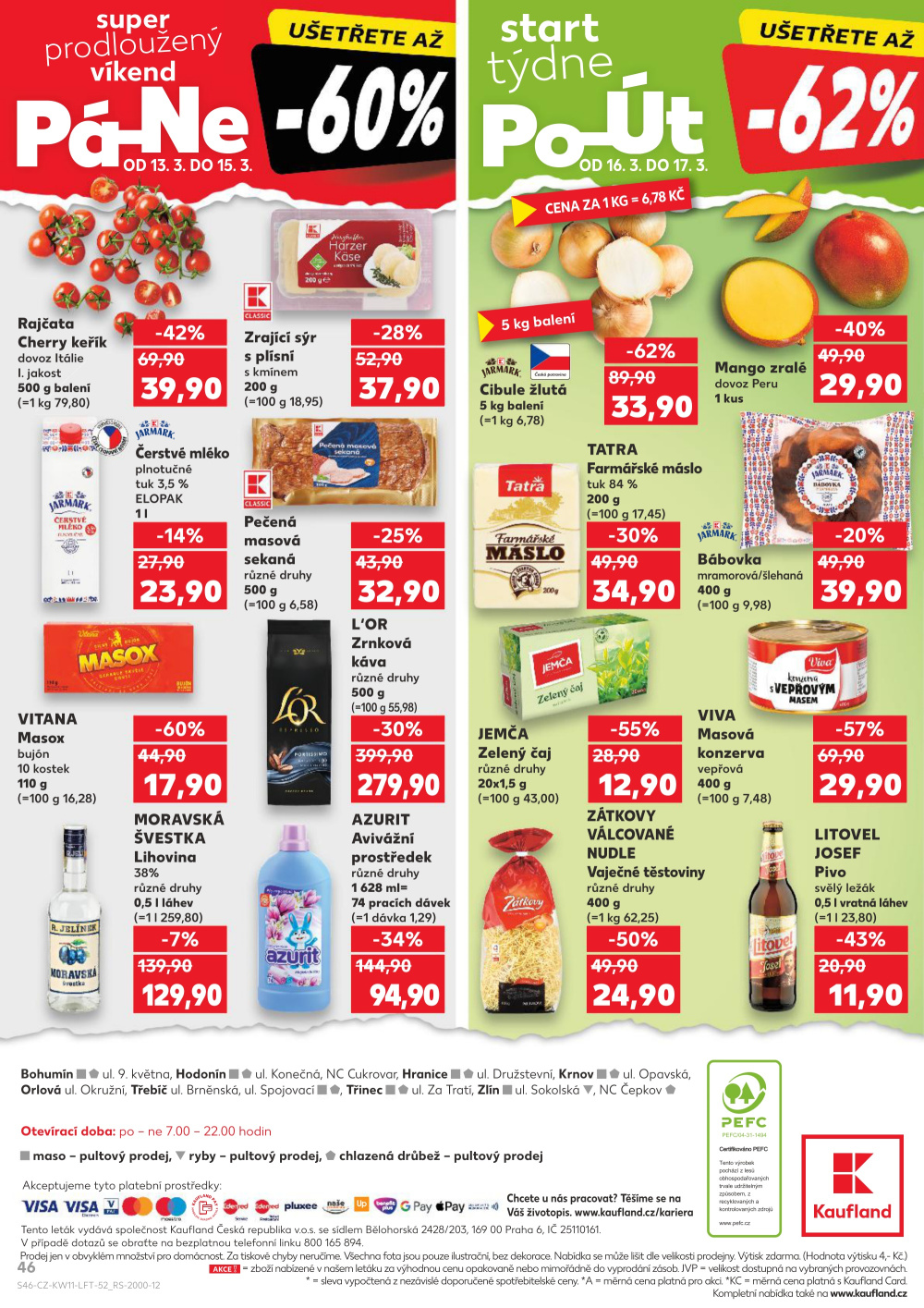 Leták Kaufland leták Hodonín, Konečná - strana 46