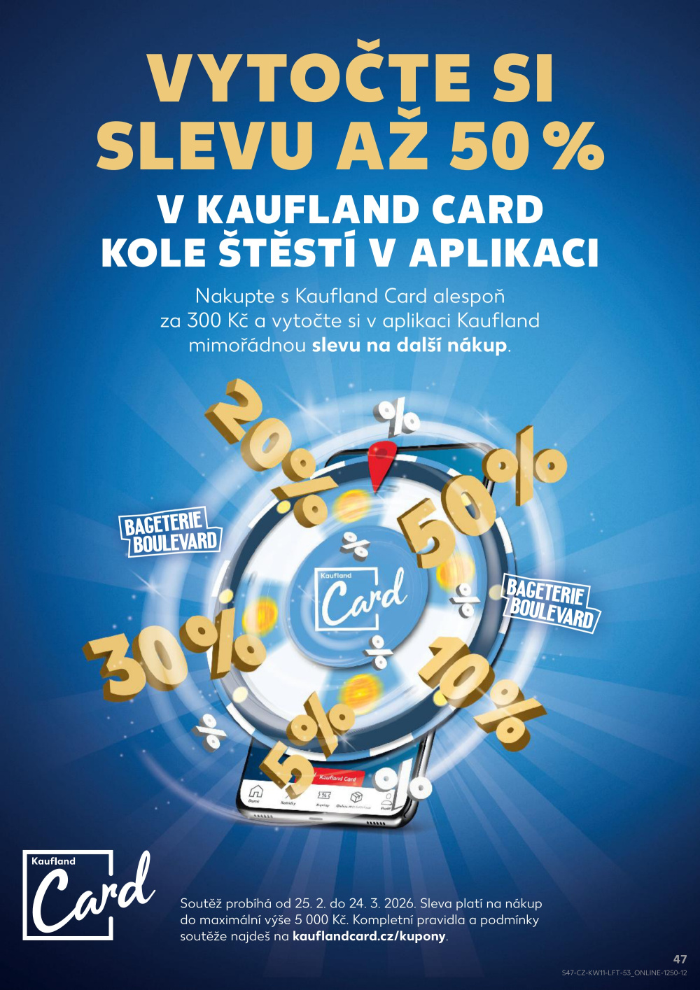 Leták Kaufland leták Hodonín, Konečná - strana 47