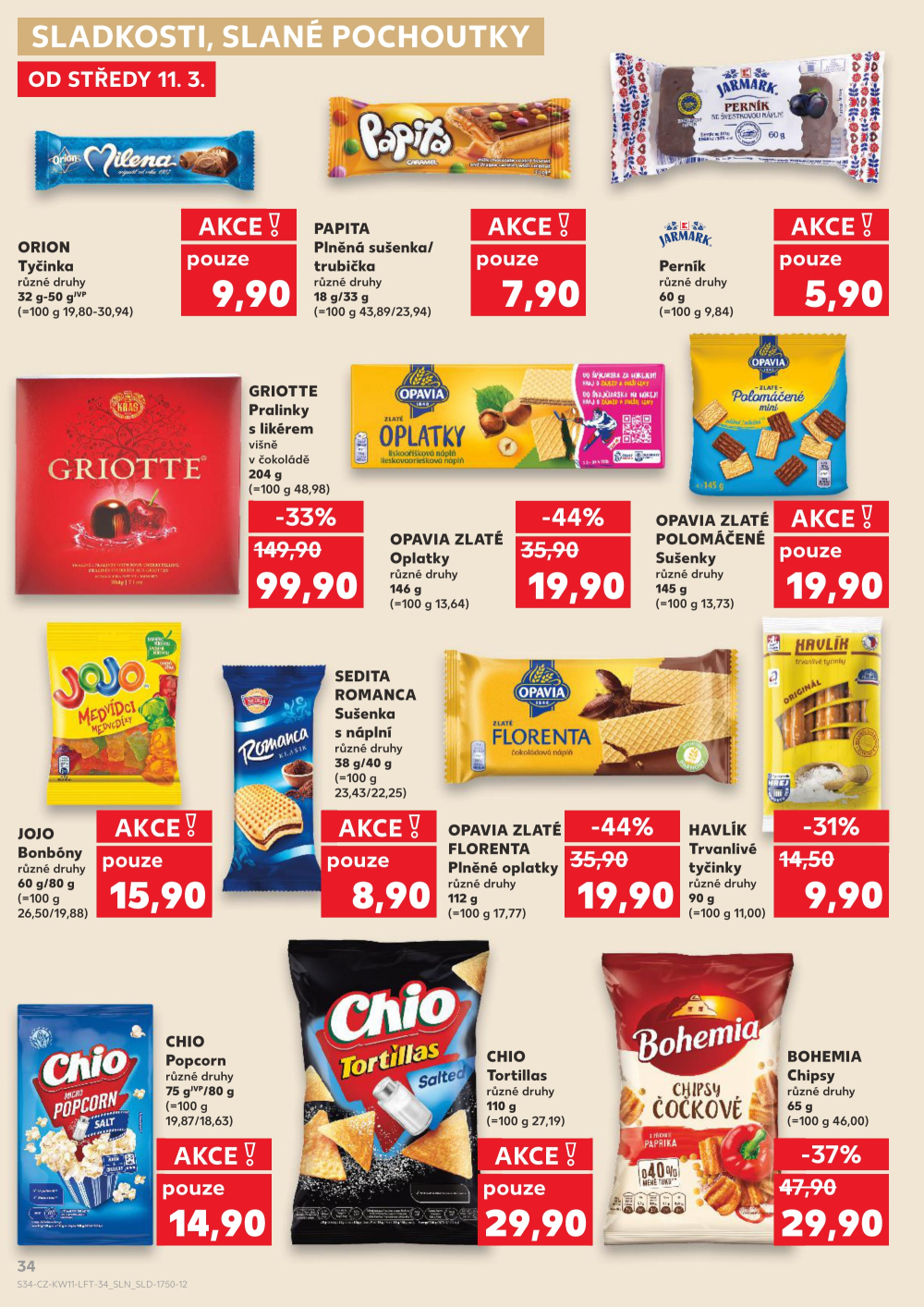 Leták Kaufland leták Jablonec nad Nisou, Jateční - strana 34