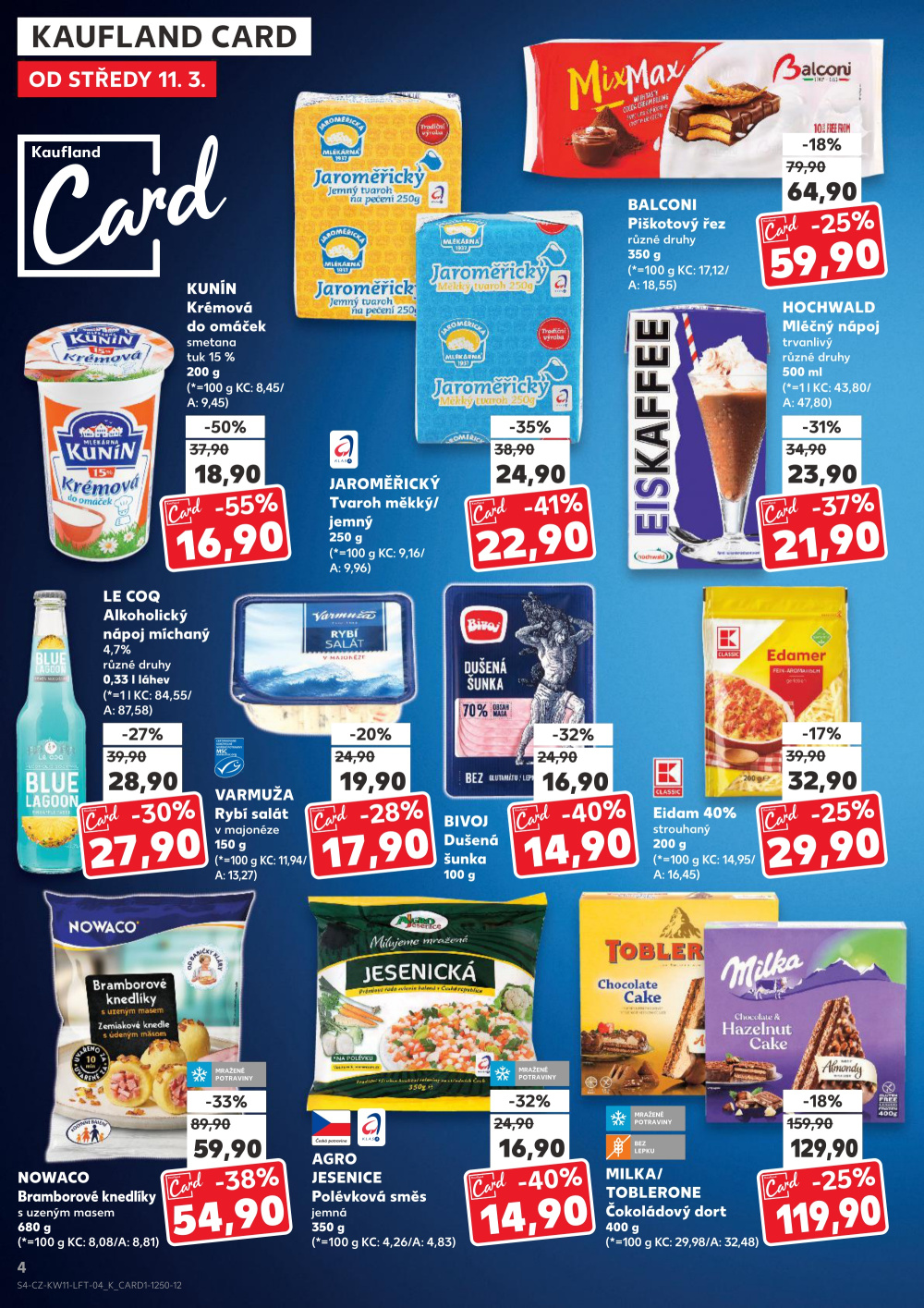 Leták Kaufland leták Praha 9 - Hloubětín - strana 4