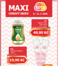 Akční leták Teta drogerie - Maxi cenový objev