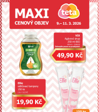 Akční leták Teta drogerie - Maxi cenový objev