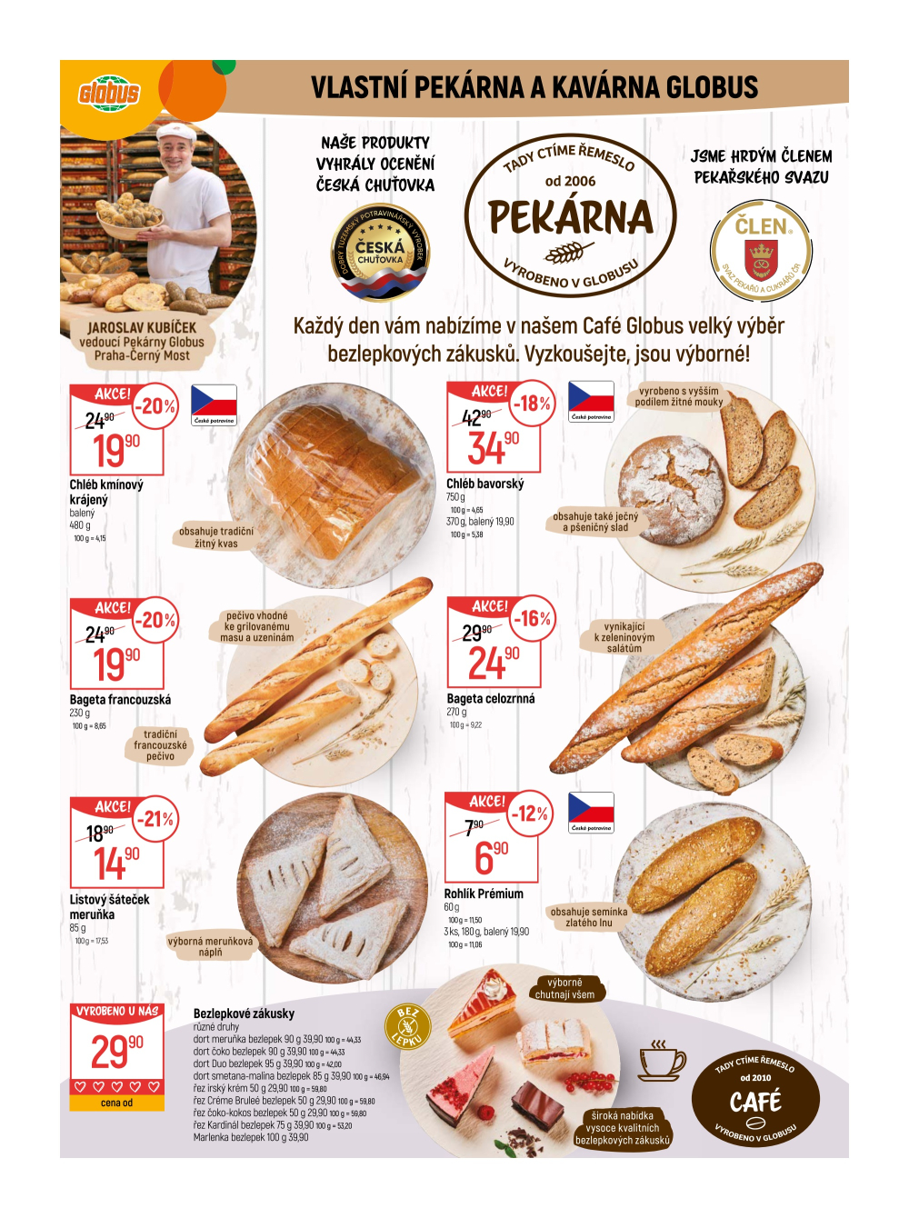 Leták Globus leták Praha - Černý Most - strana 8