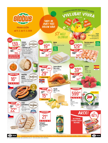 Globus leták Praha - Zličín