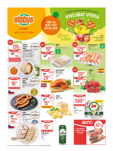 Globus leták Olomouc