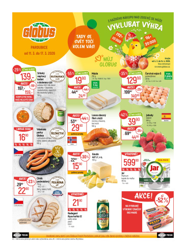 Globus leták Pardubice