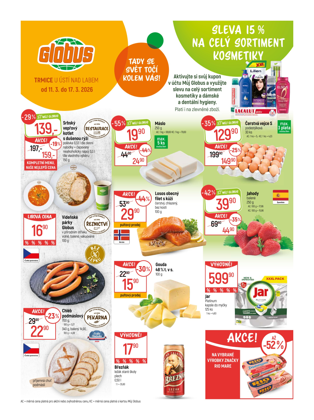 Leták Globus leták Trmice (Ústí) - strana 1