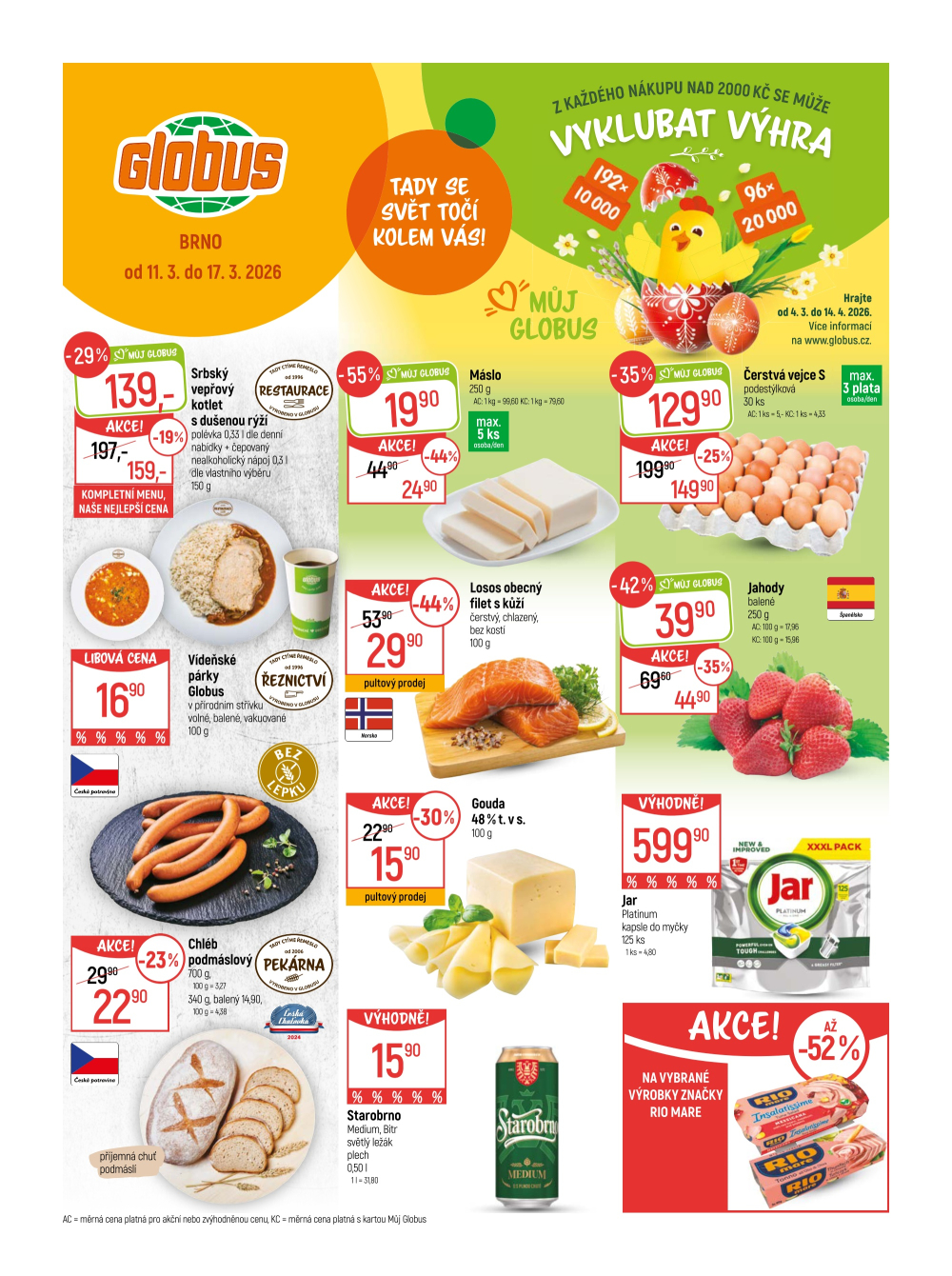 Leták Globus leták Brno - strana 1