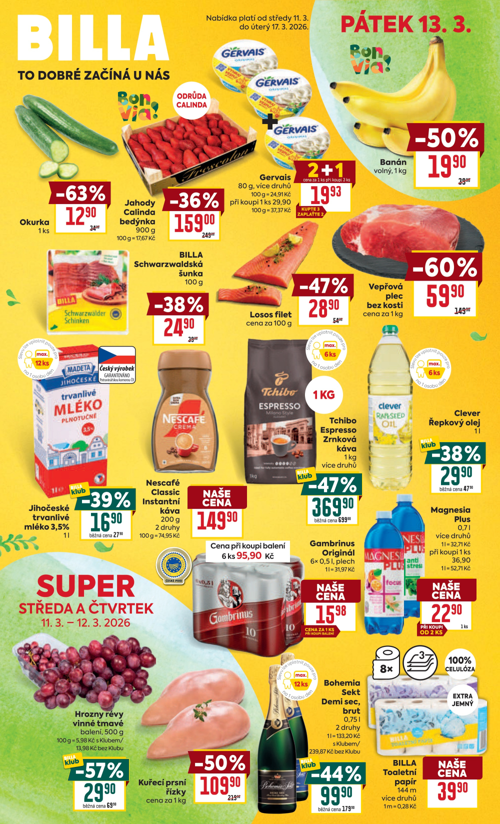 Leták BILLA velký leták - strana 1