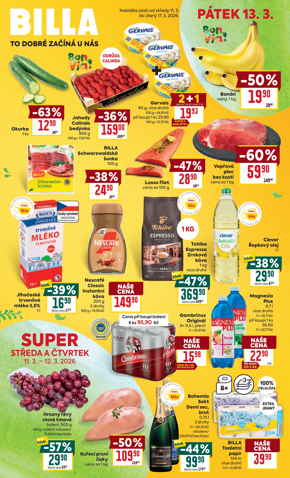Leták BILLA malý leták - strana 1