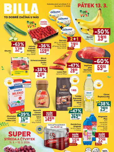 BILLA malý leták