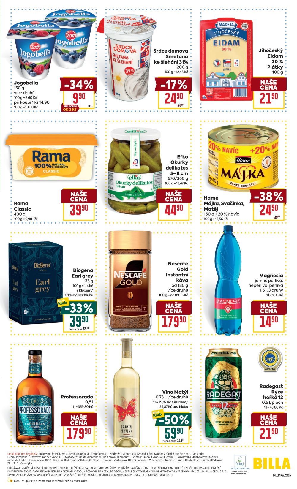 Leták BILLA malý leták - strana 3