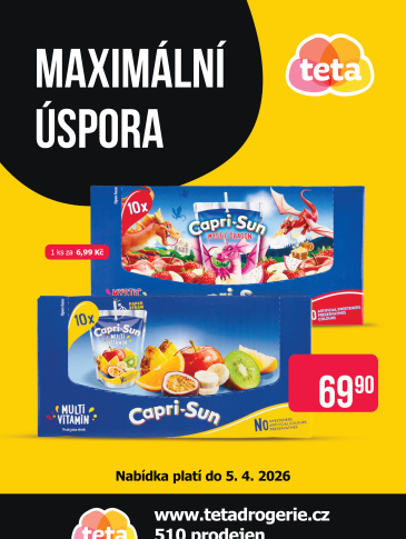 Teta drogerie - Maximální úspora