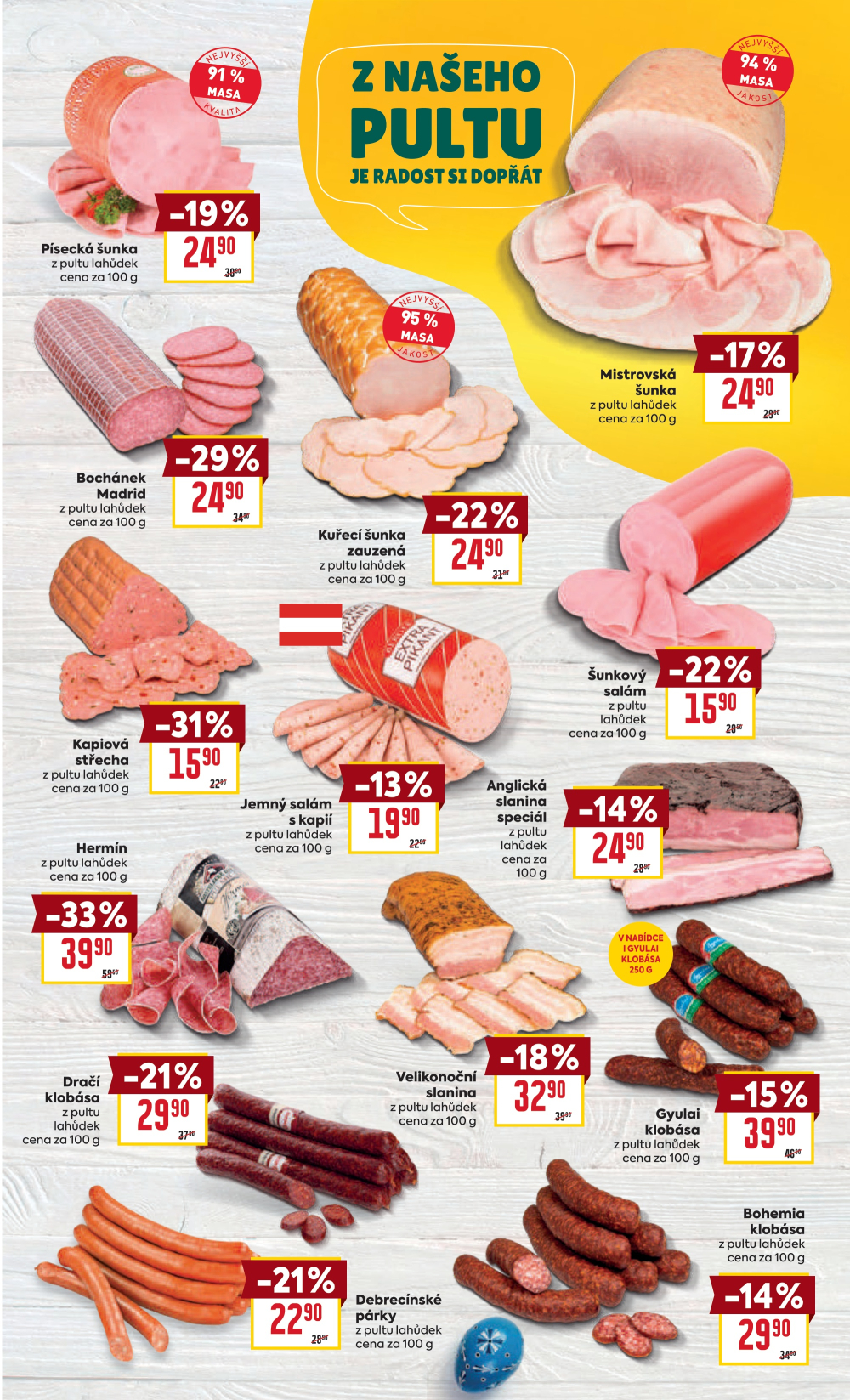 Leták BILLA  leták - Velikonoce II. - strana 7
