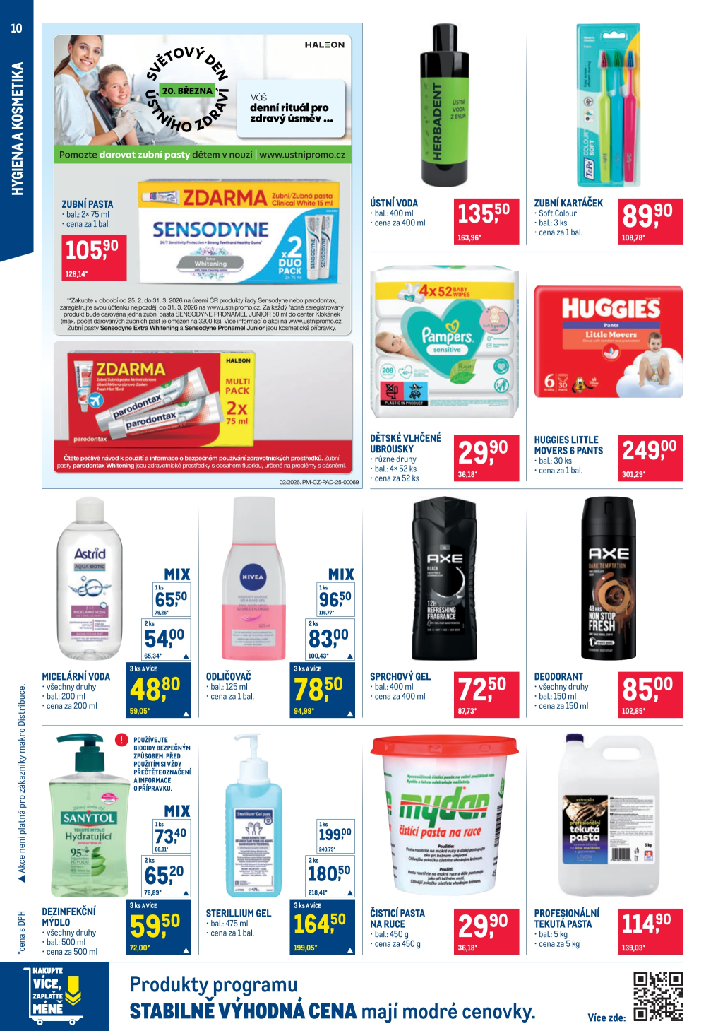 Leták Makro leták - Spotřební zboží, úklid, kosmetika - strana 10