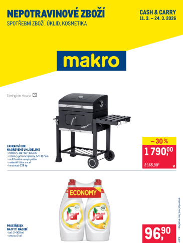 Makro leták - Spotřební zboží, úklid, kosmetika